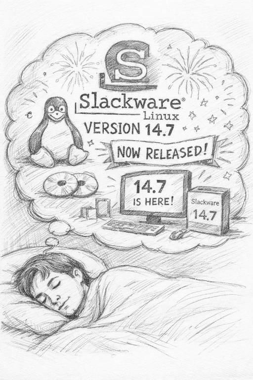 Soñando Slackware Linux